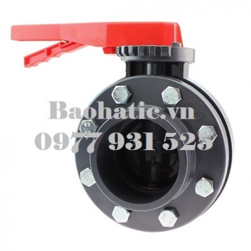 Van khóa mặt bích PVC D60, D75, D90, D110, D114, D125, D140, D160, D200, D250, D280, D315, D355, D400, D450, D500